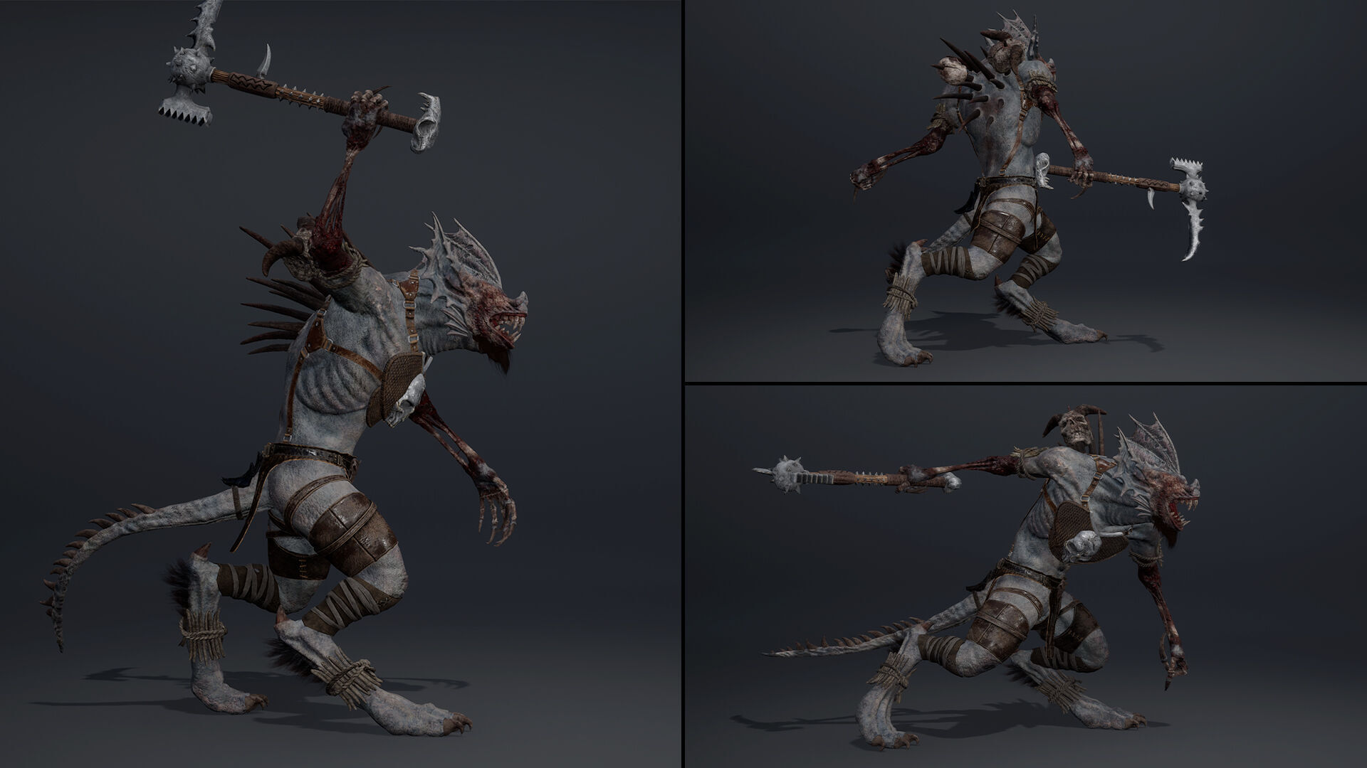 Ember Barbarian Low-poly 3D model_38