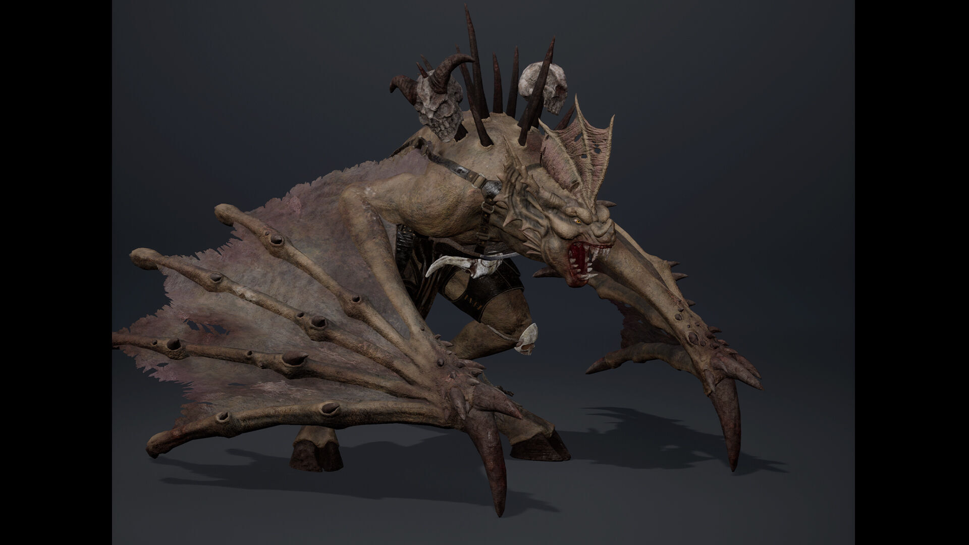 Ember Barbarian Low-poly 3D model_46