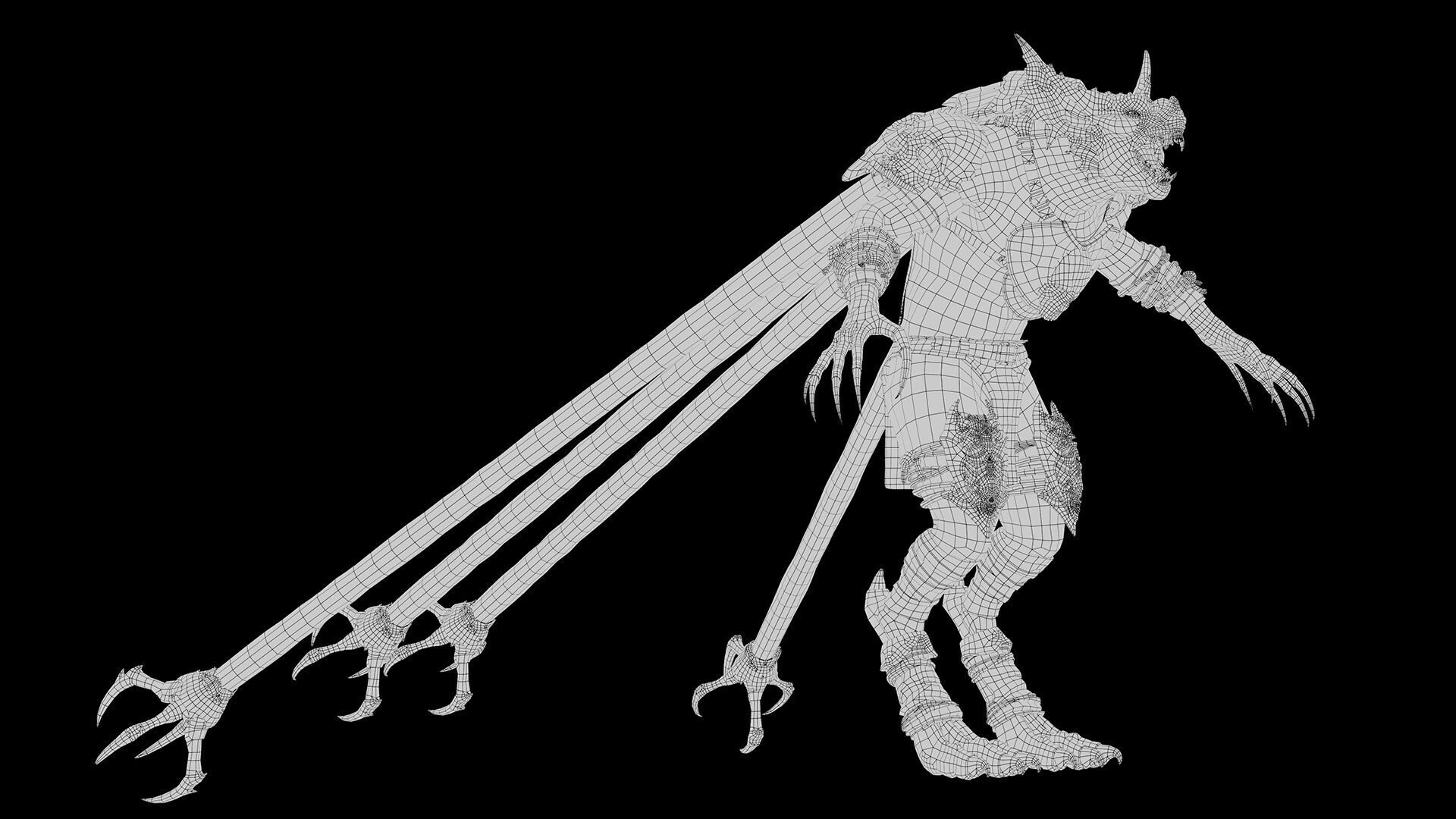 Ember Barbarian Low-poly 3D model_57