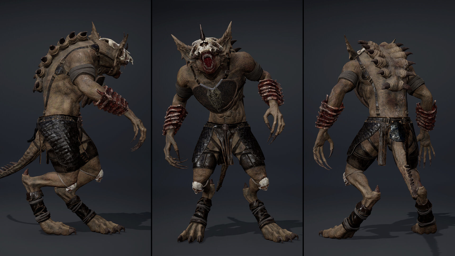 Ember Barbarian Low-poly 3D model_19