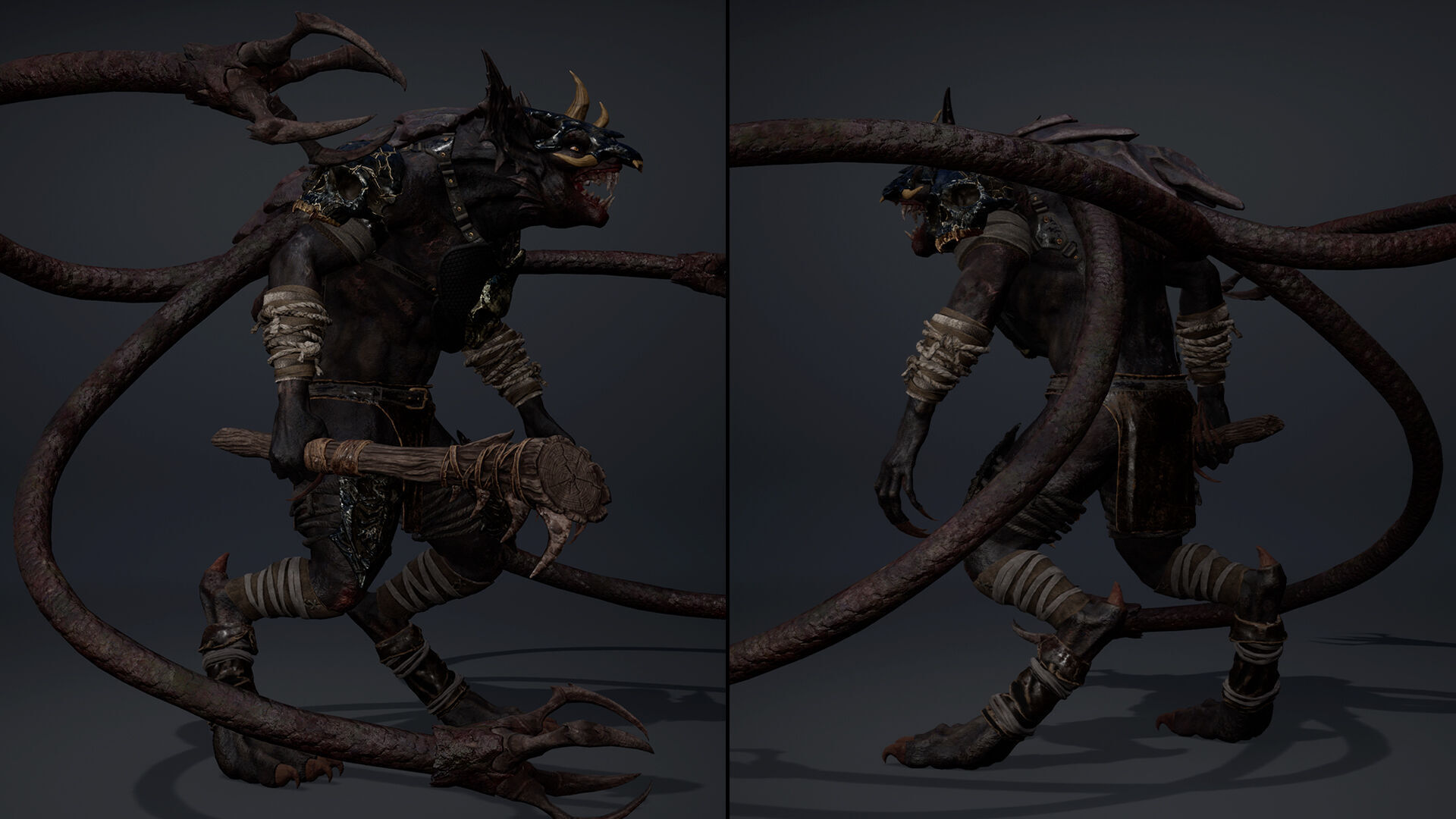 Ember Barbarian Low-poly 3D model_39