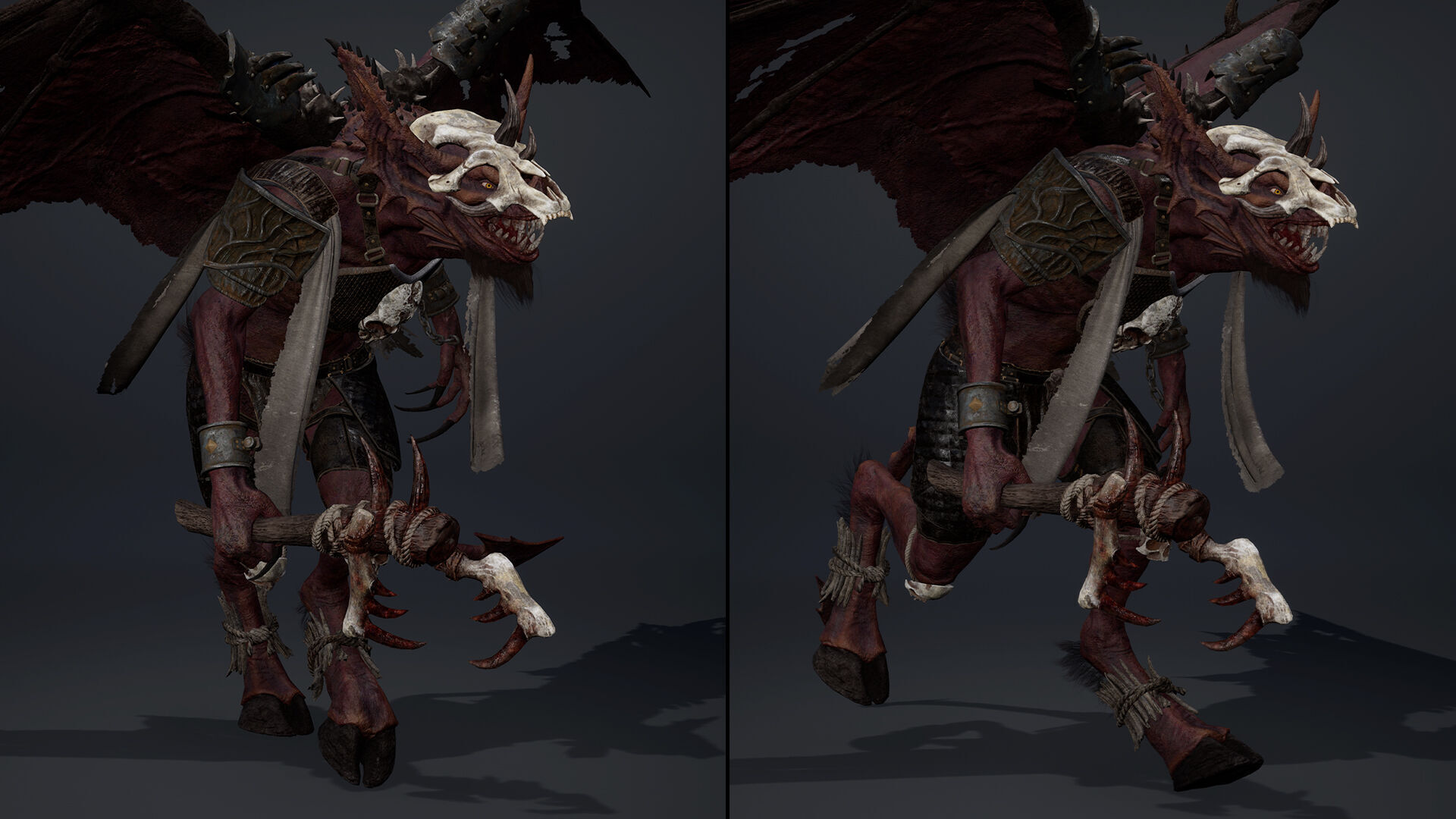 Ember Barbarian Low-poly 3D model_33