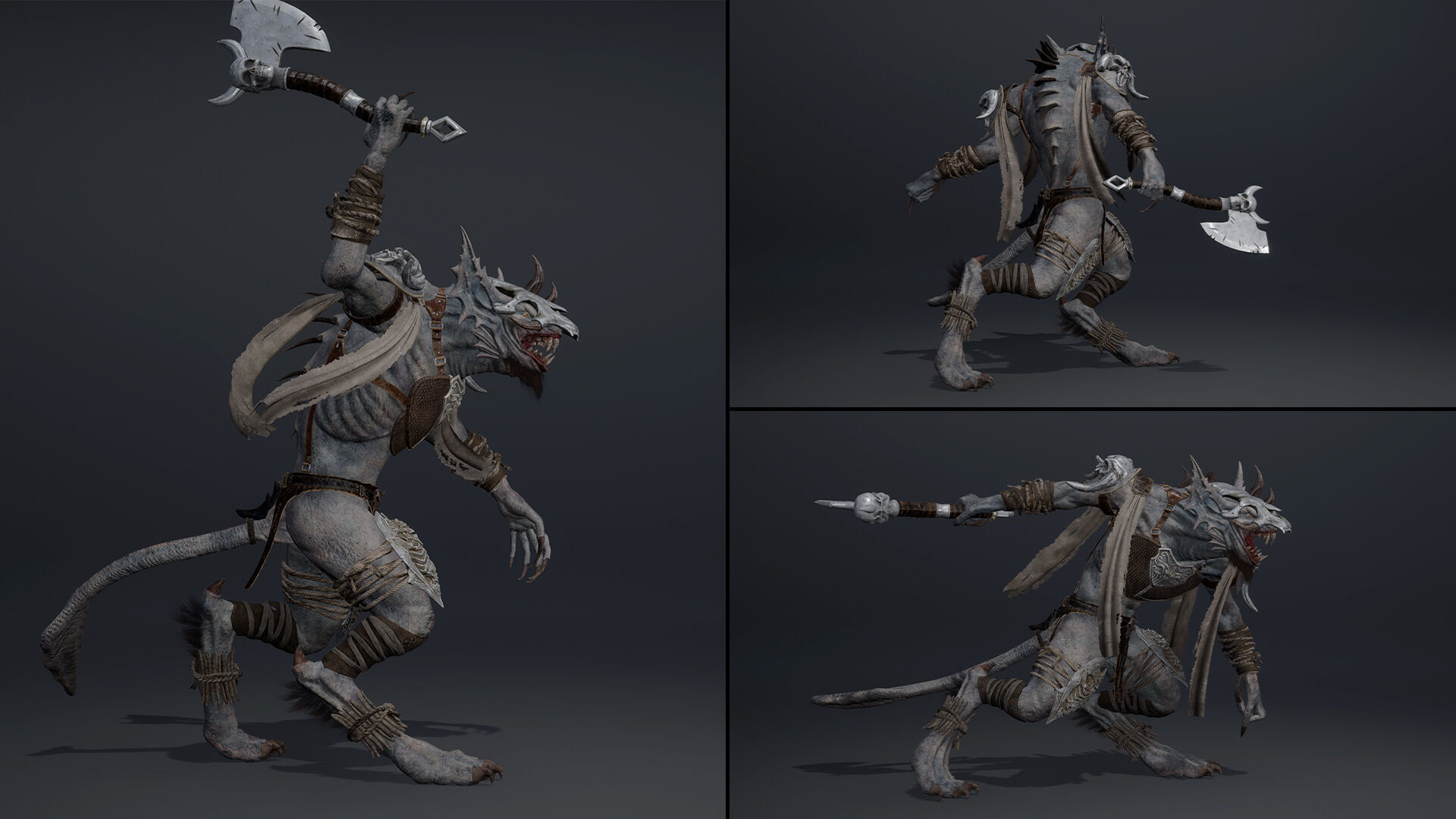 Ember Barbarian Low-poly 3D model_16