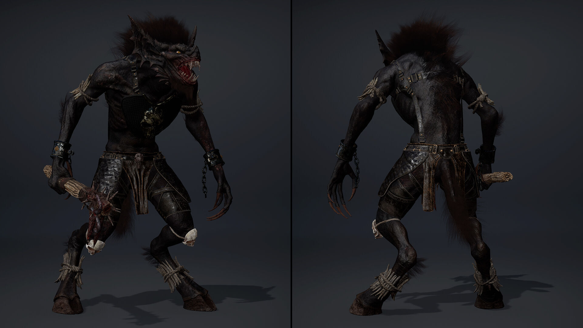 Ember Barbarian Low-poly 3D model_22