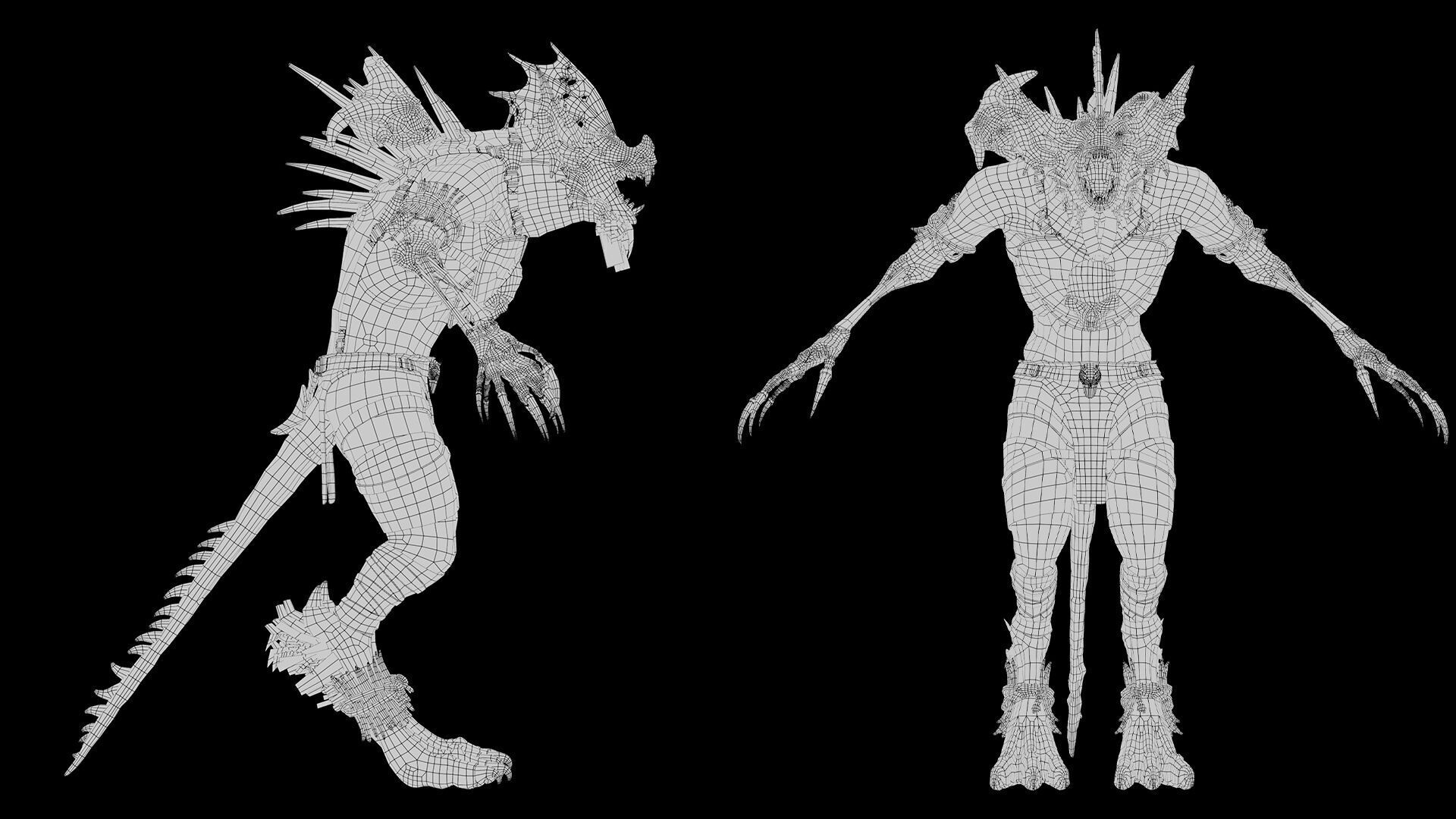 Ember Barbarian Low-poly 3D model_56