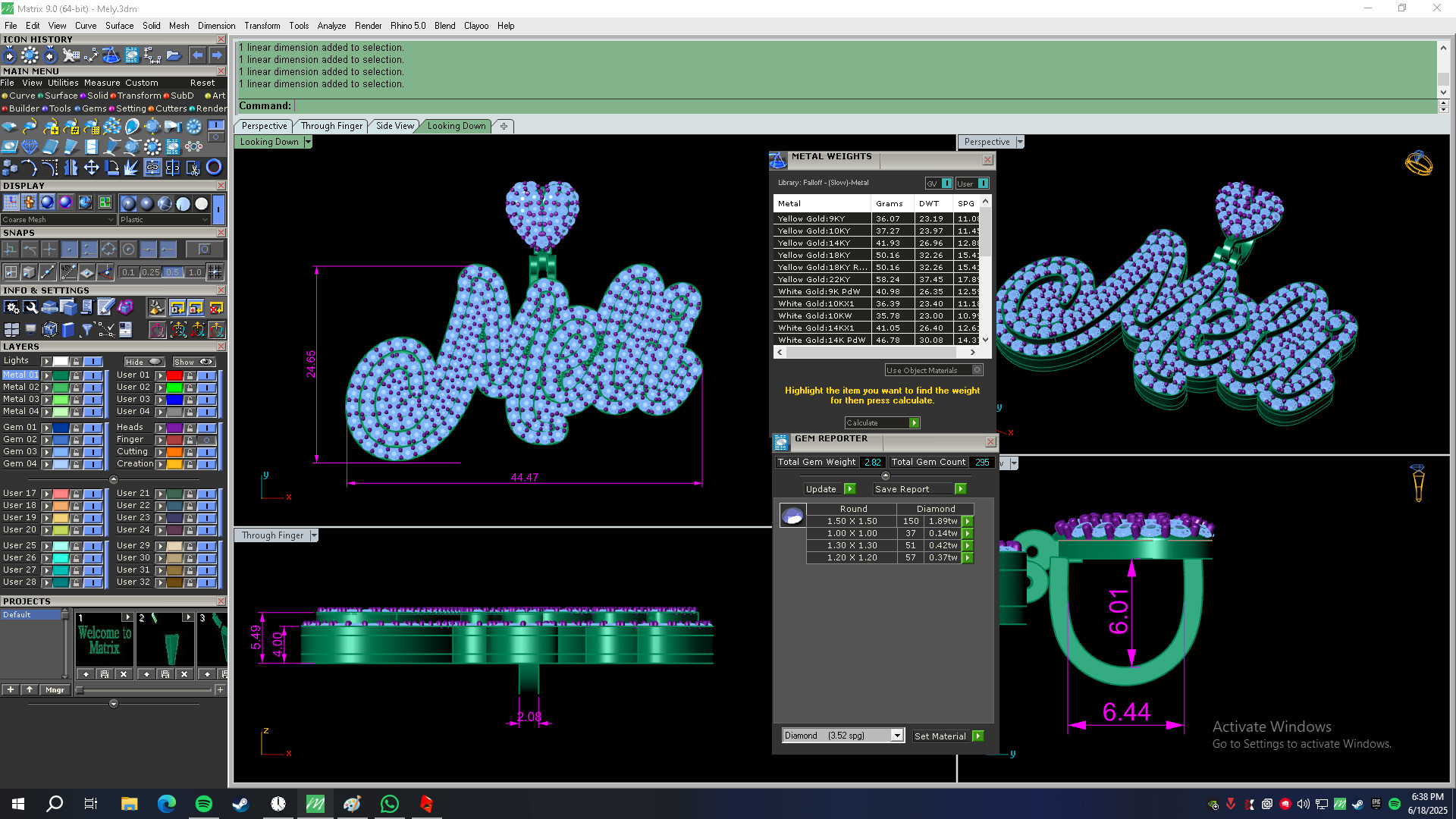 MELY pendant 3D print model_7