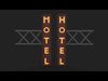 hotel motel neon sign 3D model_1