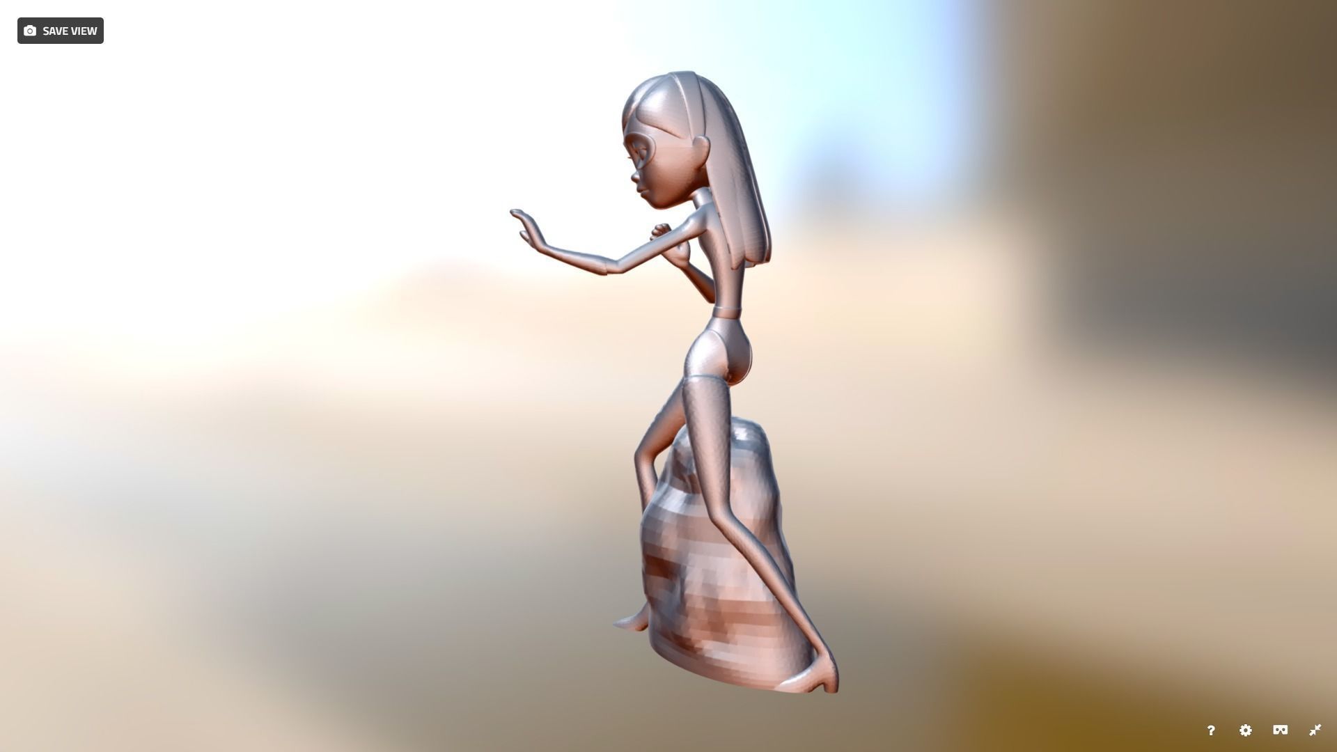 Violet - The Incredibles 3D model_2