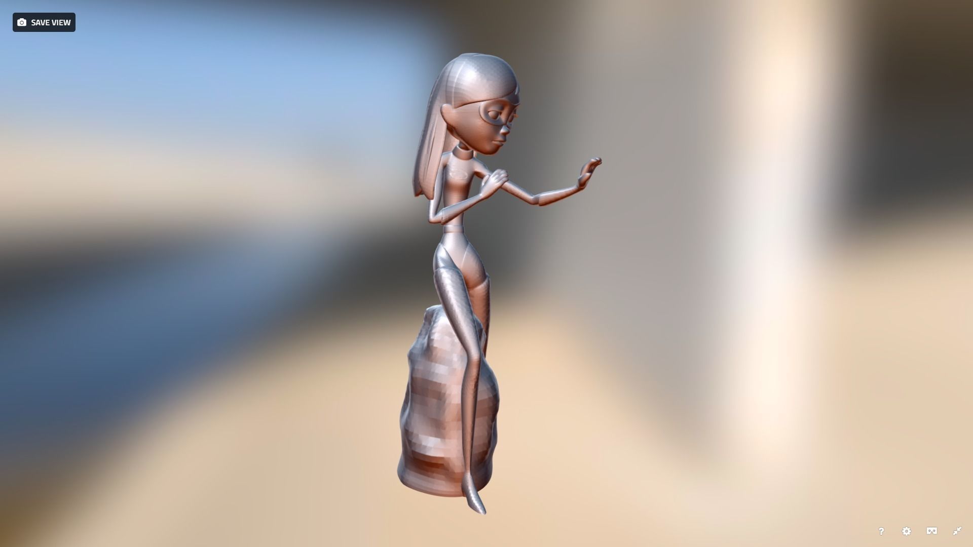 Violet - The Incredibles 3D model_1