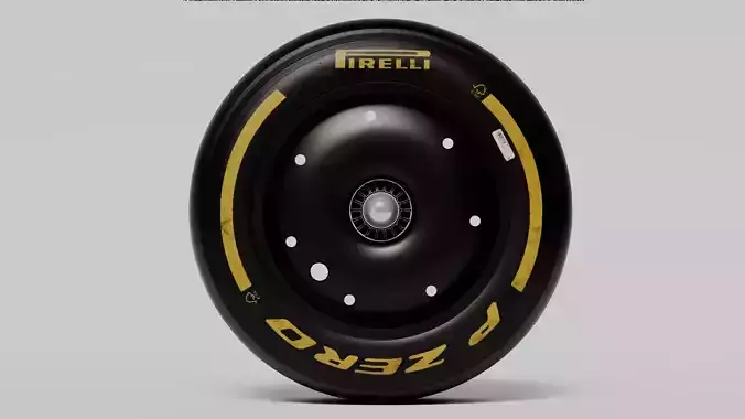 F1 Pirelli Tires and Rims Set