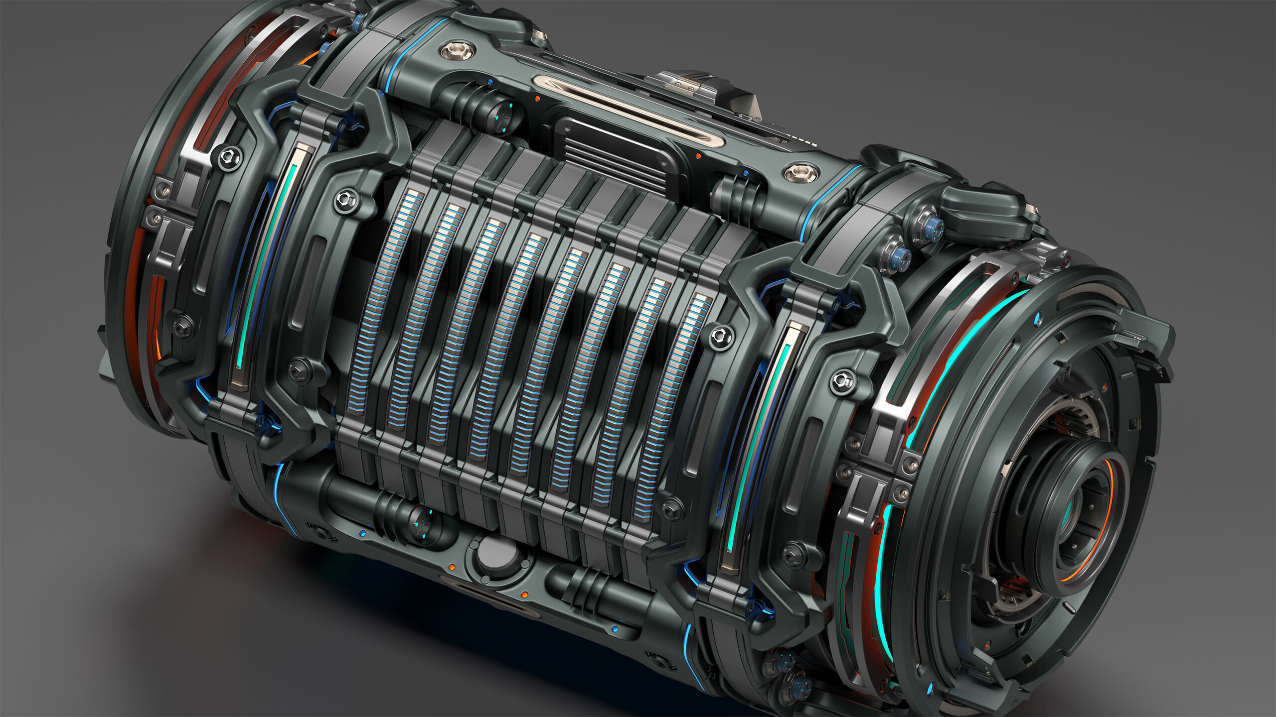 Sci-Fi Element Kitbash 2 of 6 3D model_4