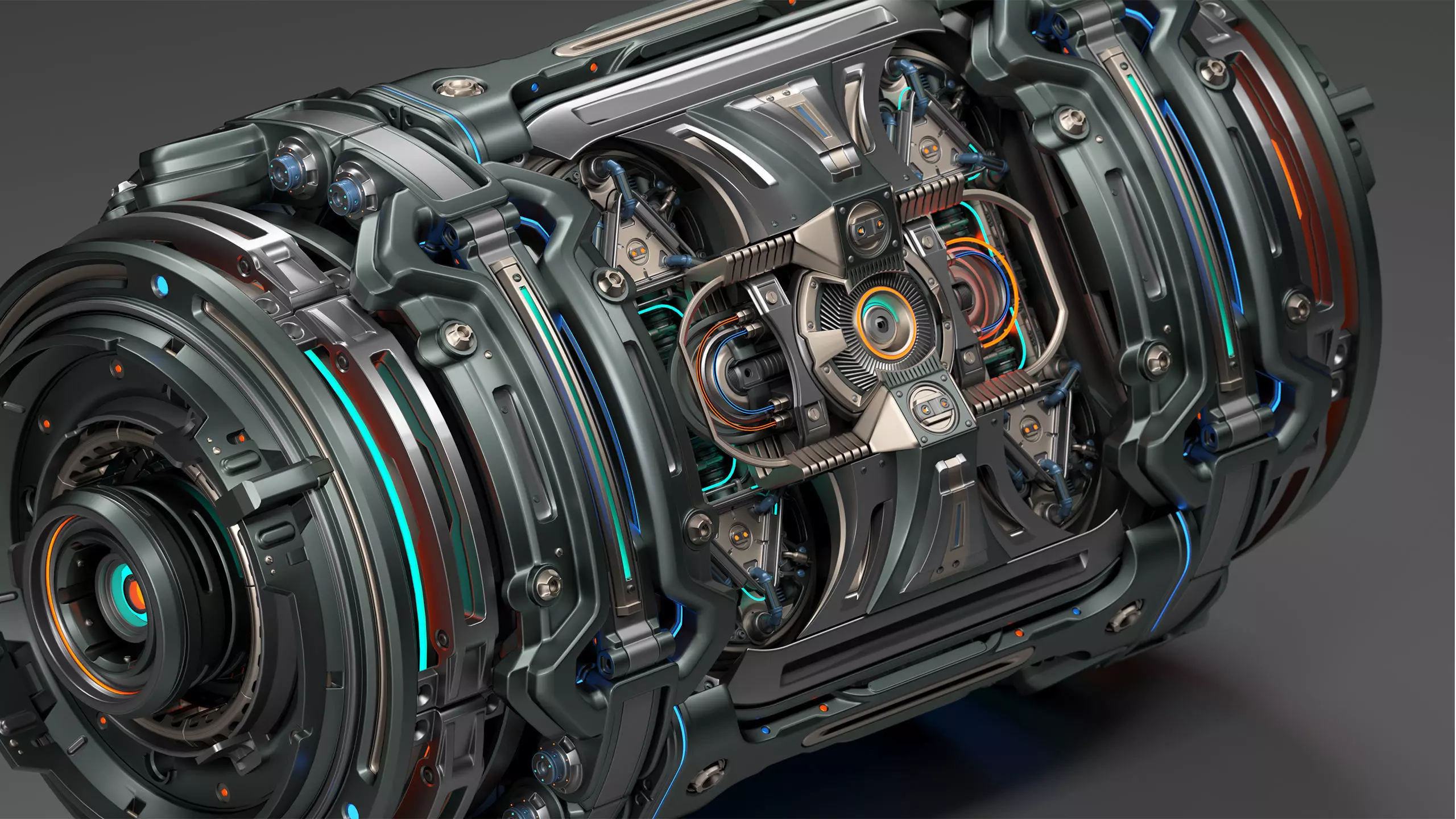 Sci-Fi Element Kitbash 2 of 6 3D model_0