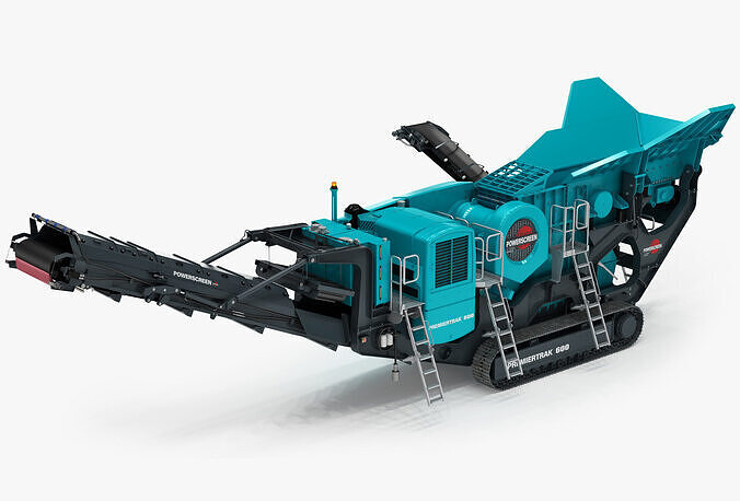 Jaw Crusher Powerscreen PREMIERTRAK 600 3D model