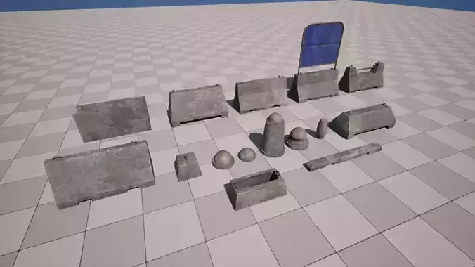 Street Barricade Concrete