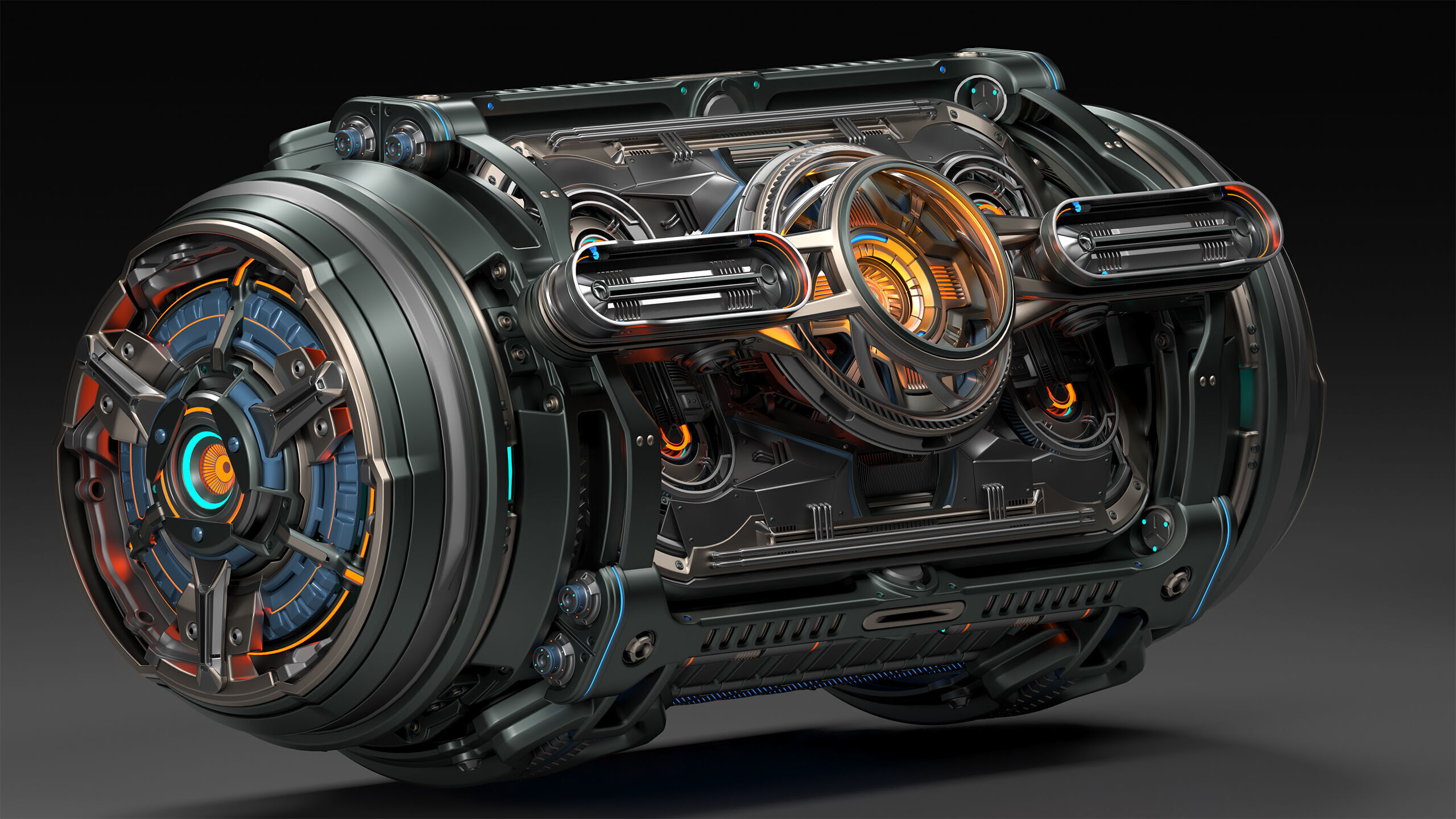 Sci-Fi Element Kitbash 3 of 6 3D model_4