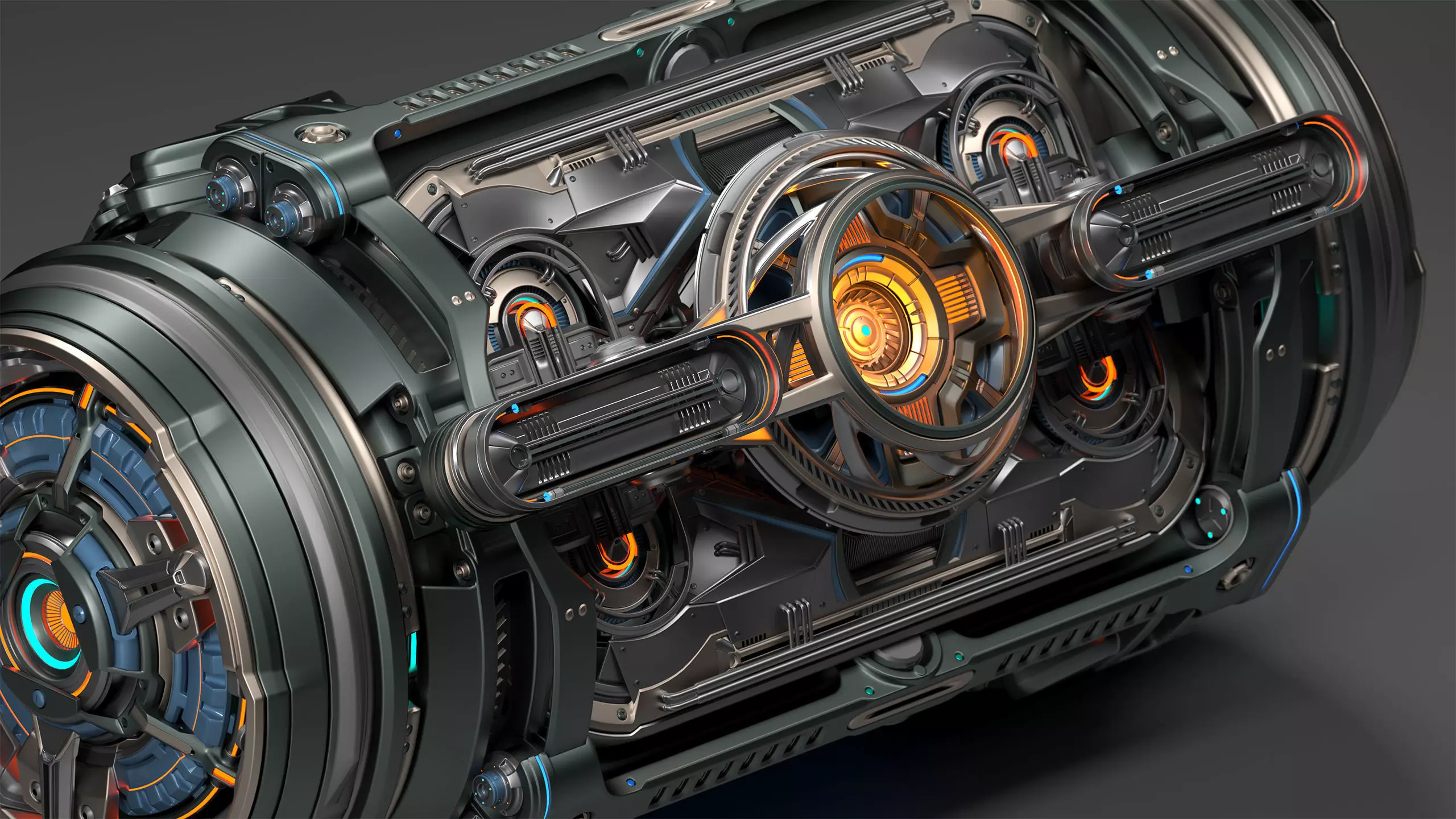 Sci-Fi Element Kitbash 3 of 6 3D model_0