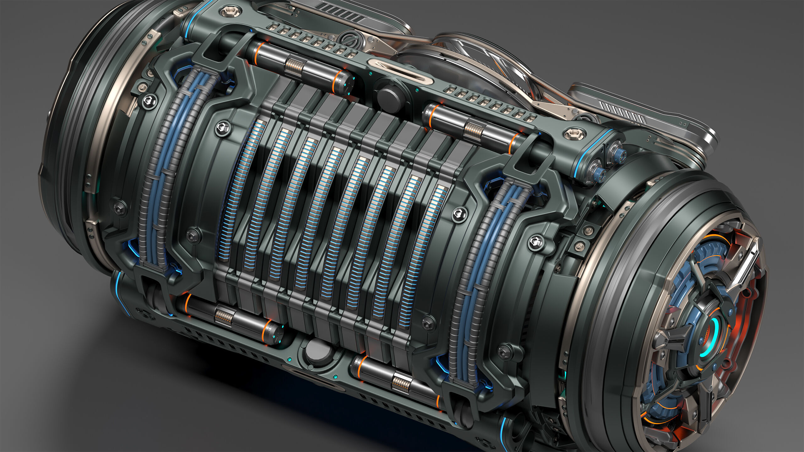 Sci-Fi Element Kitbash 3 of 6 3D model_3