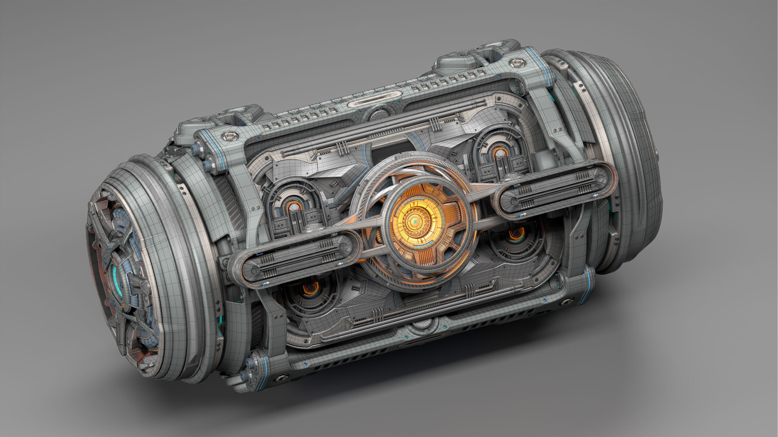 Sci-Fi Element Kitbash 3 of 6 3D model_2