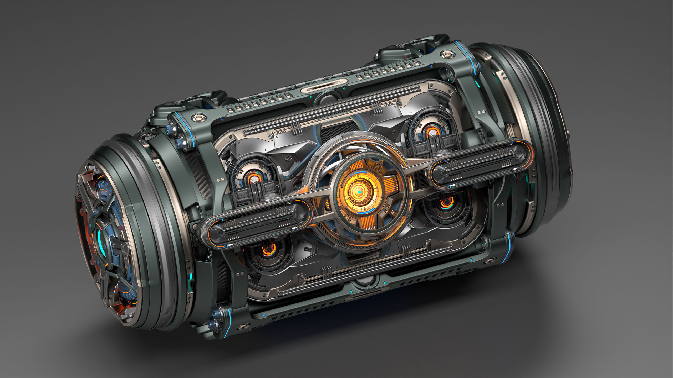 Sci-Fi Element Kitbash 3 of 6 3D model_1