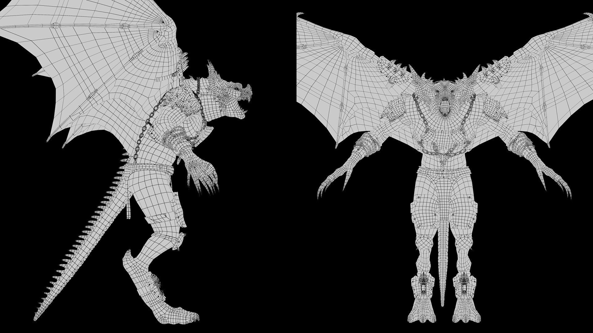 Ember Brutal Warrior Low-poly 3D model_56