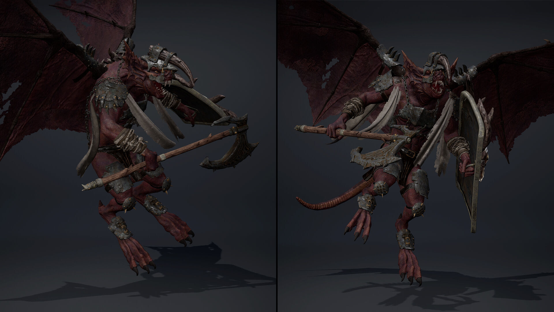 Ember Brutal Warrior Low-poly 3D model_34