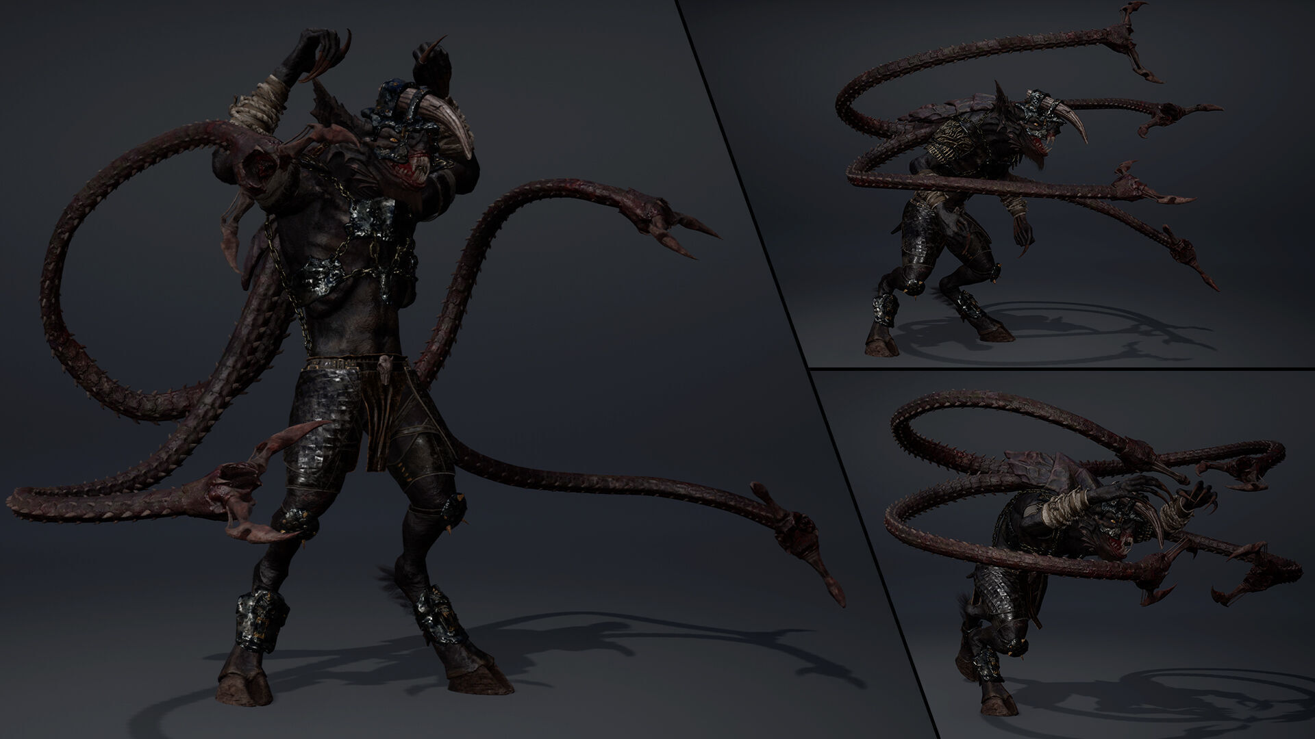 Ember Brutal Warrior Low-poly 3D model_41