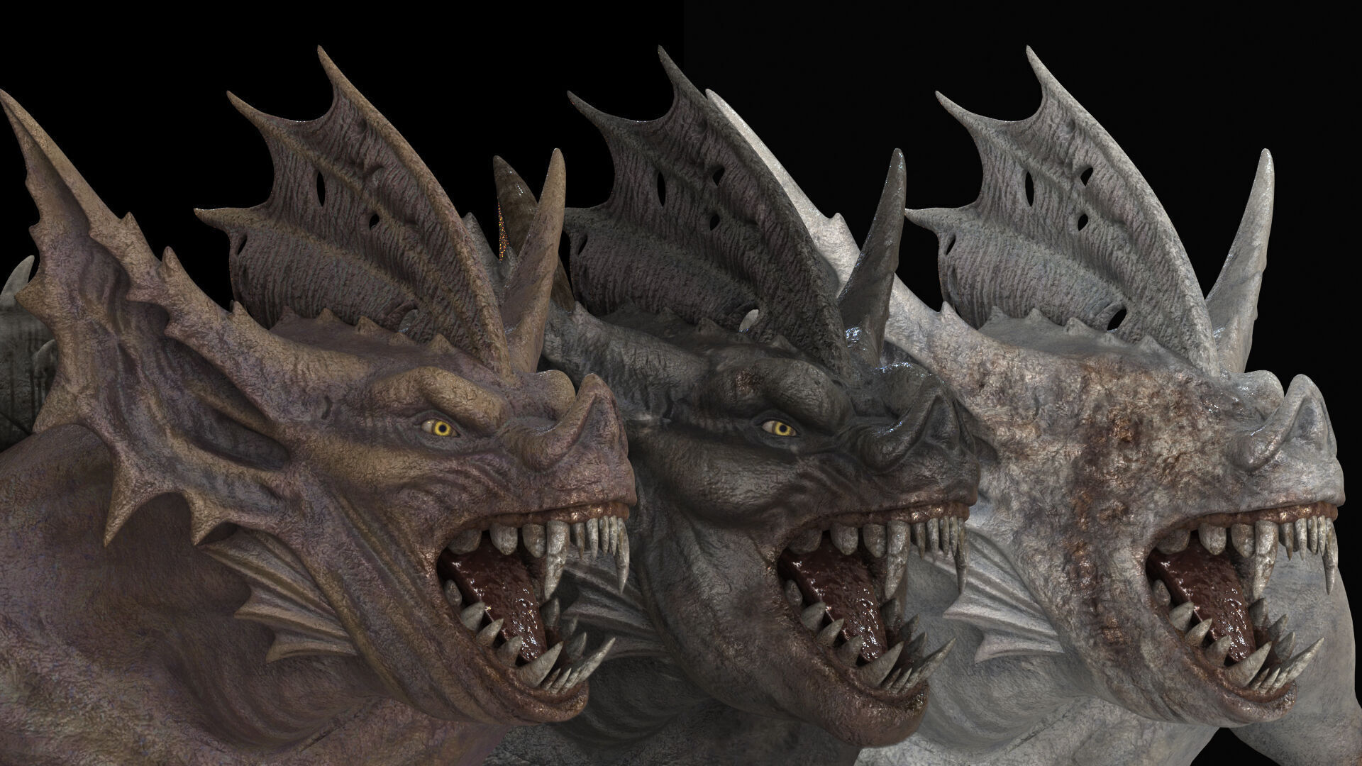 Ember Brutal Warrior Low-poly 3D model_12