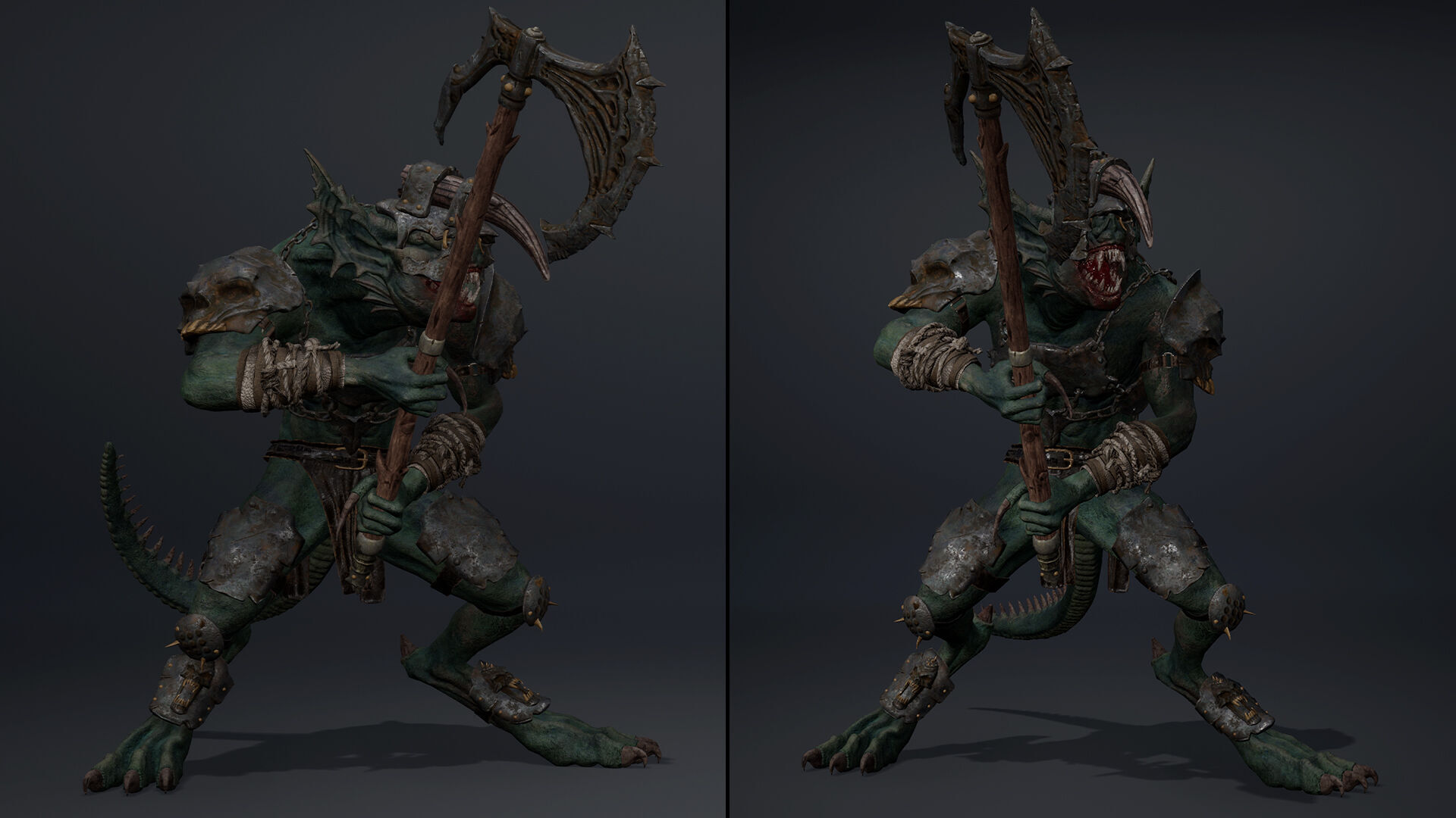 Ember Brutal Warrior Low-poly 3D model_20