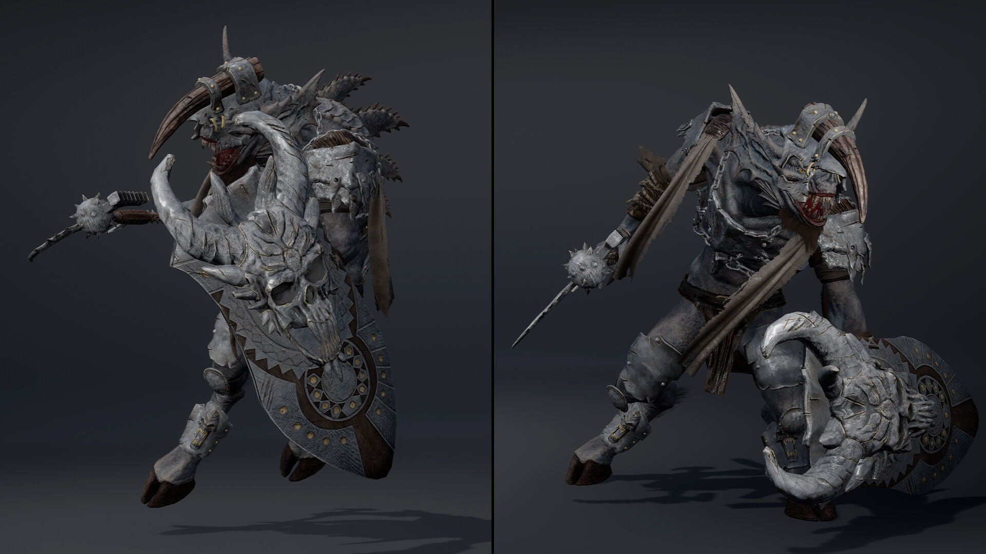 Ember Brutal Warrior Low-poly 3D model_23