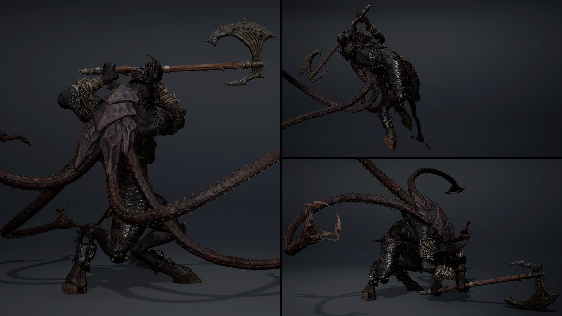 Ember Brutal Warrior Low-poly 3D model_40