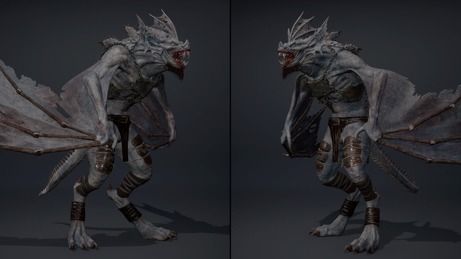 Ember Brutal Warrior Low-poly 3D model_43