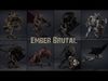 Ember Brutal Warrior Low-poly 3D model_1
