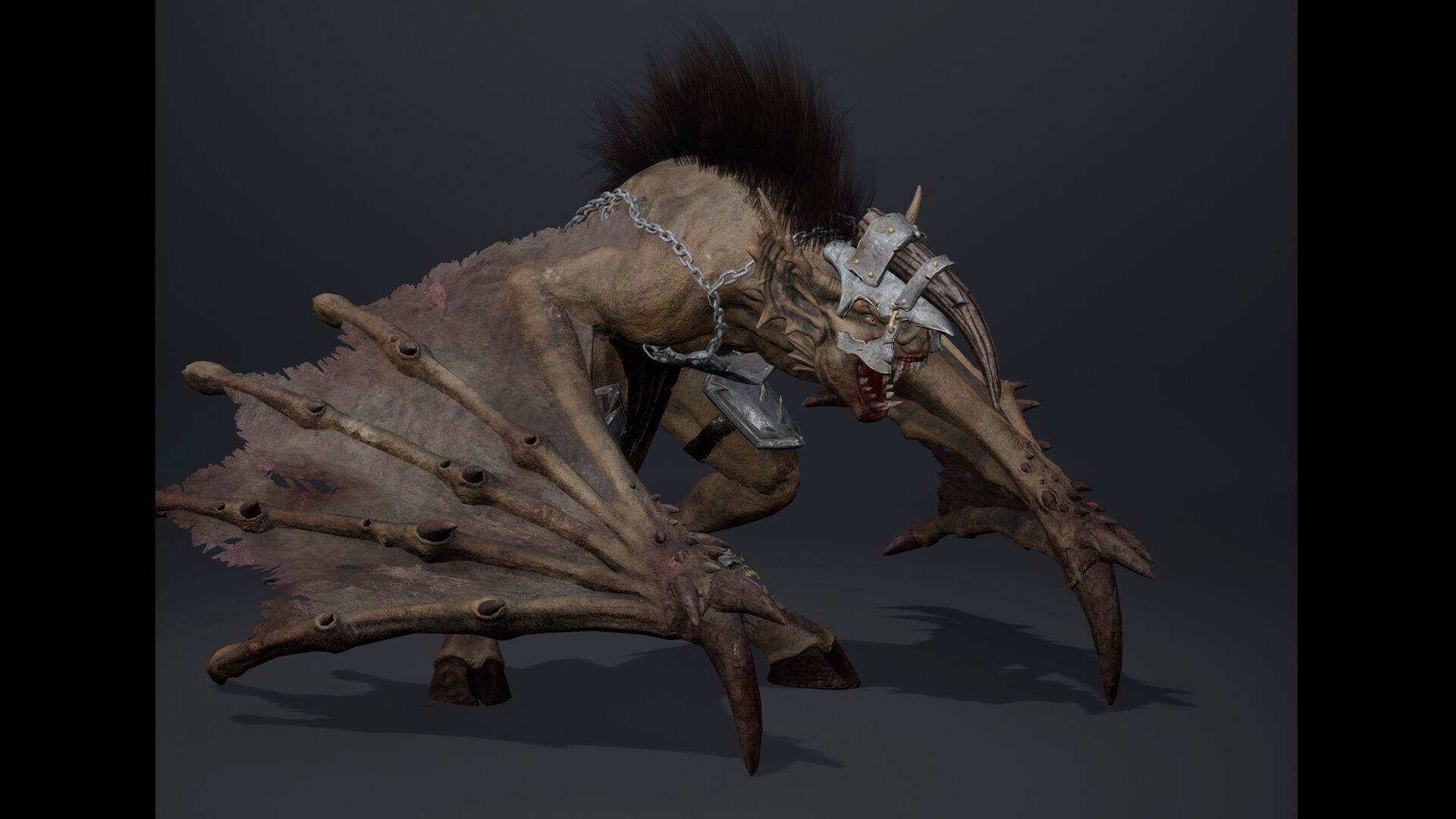 Ember Brutal Warrior Low-poly 3D model_48