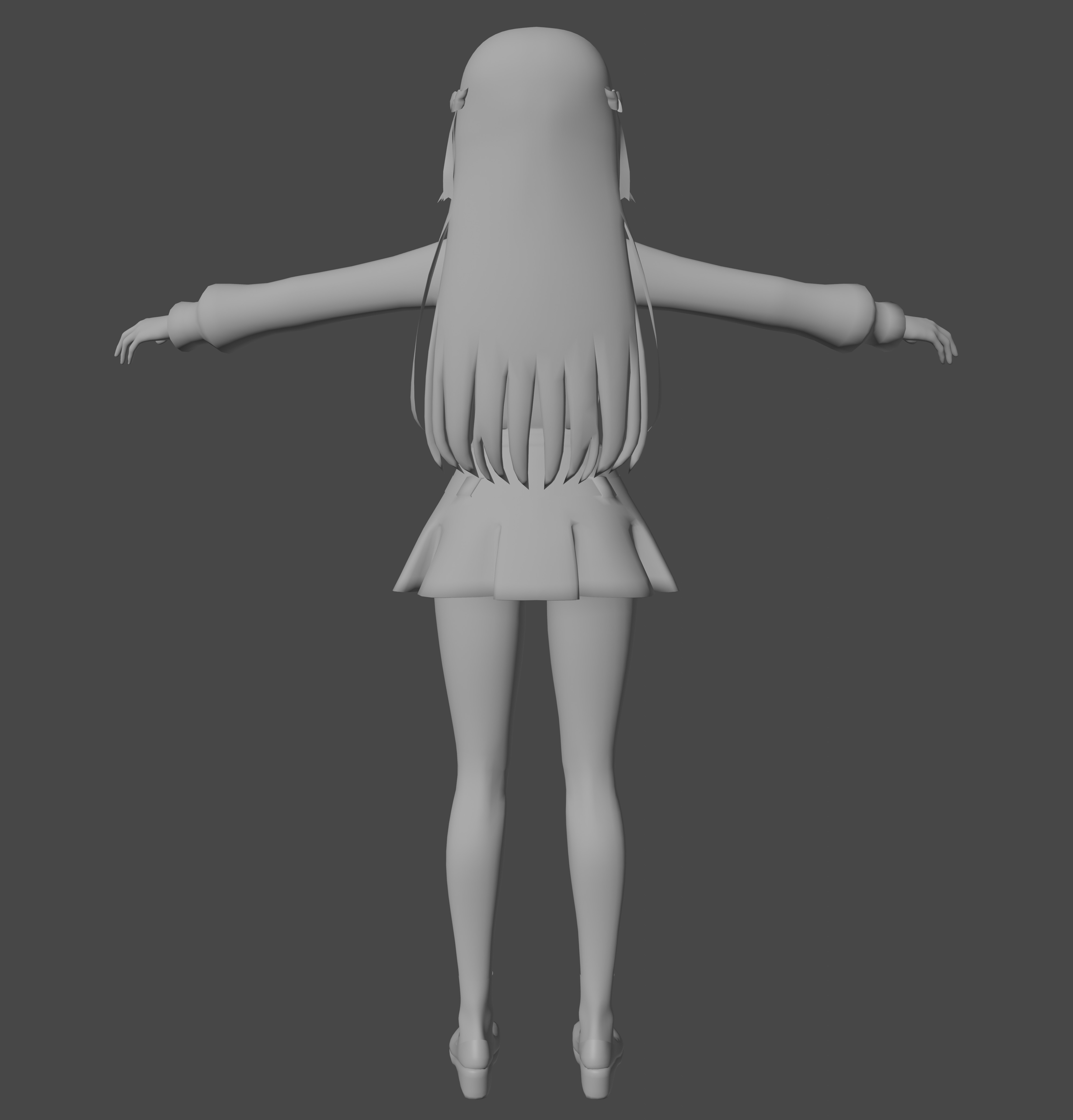 3D Character Alina Clover Low-poly 3D model_8