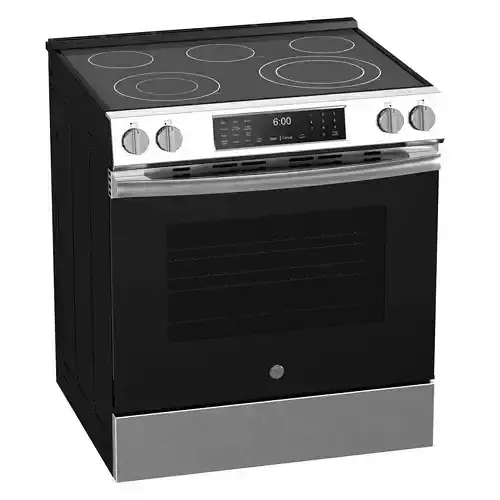 GE Slide In Electric Convection Range No Preheat  Oven Tray