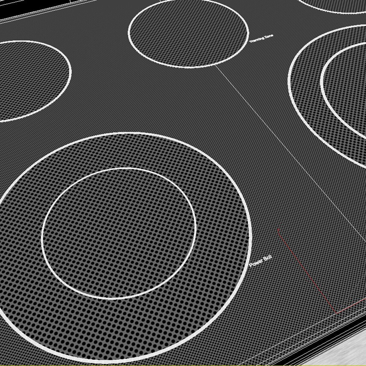 GE Slide In Electric Convection Range No Preheat Oven Tray 3D model_7
