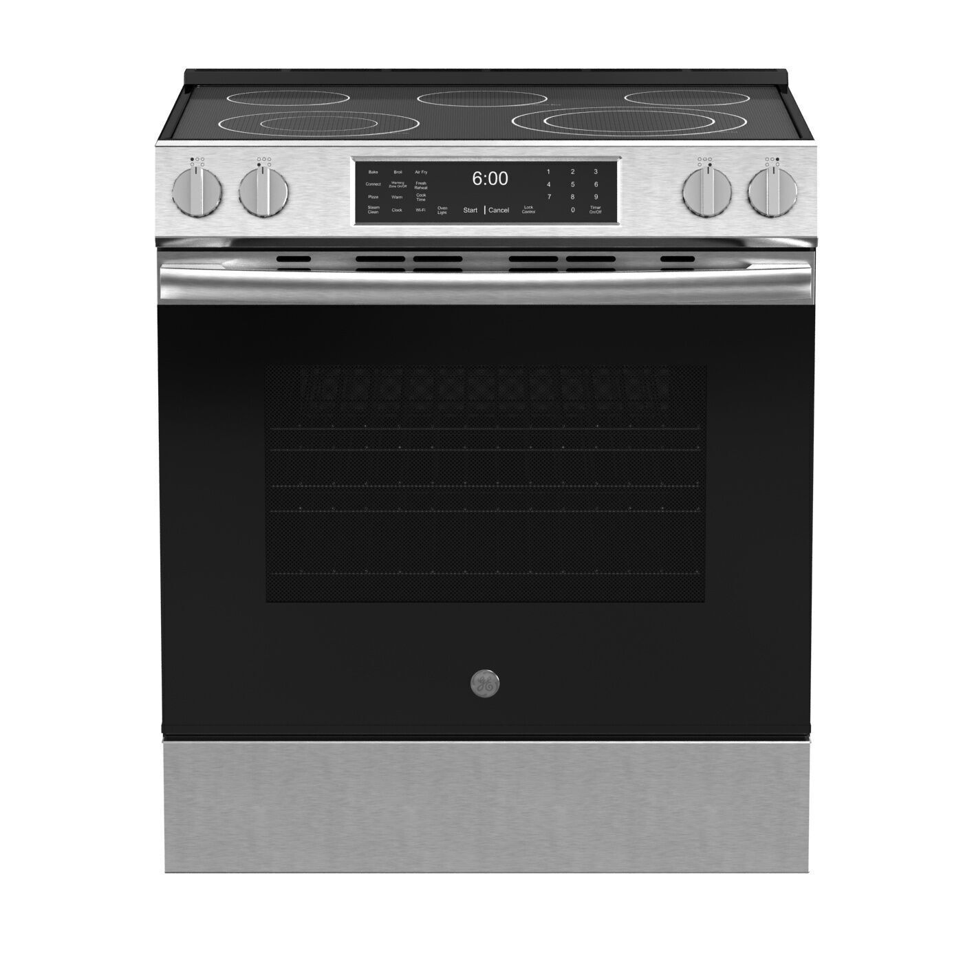 GE Slide In Electric Convection Range No Preheat Oven Tray 3D model_2