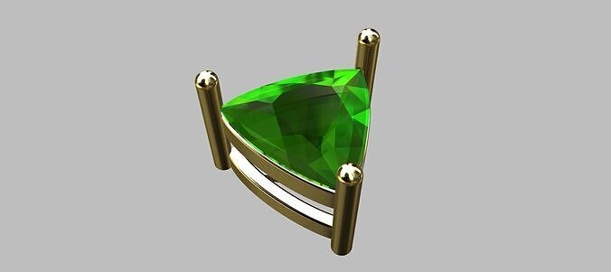Trillion Earring 3D print model