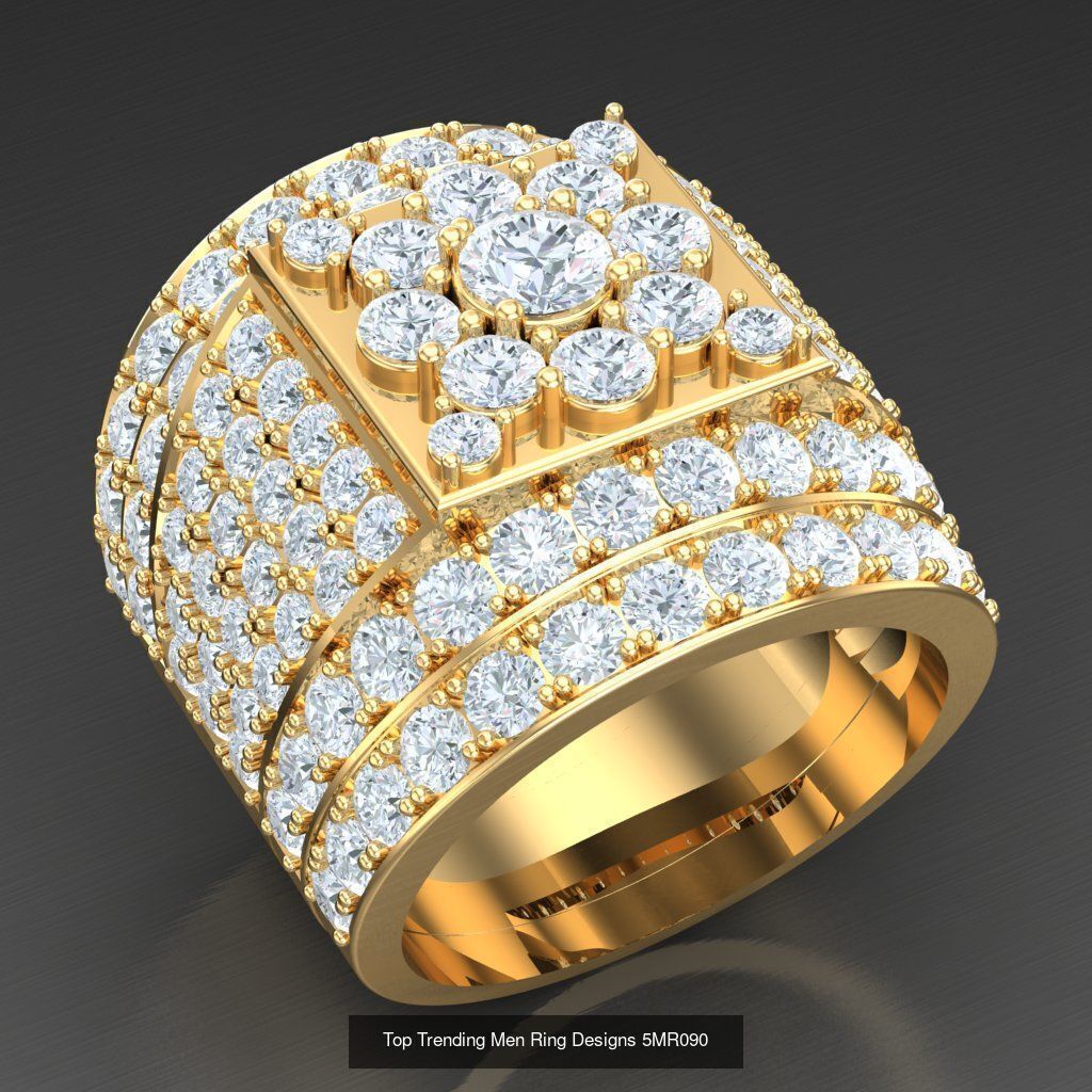 Bulk 50 Men Rings For Sale With Big Discount 5MRXXX 3D Model Collection_14