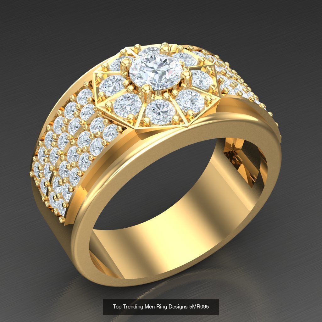 Bulk 50 Men Rings For Sale With Big Discount 5MRXXX 3D Model Collection_9