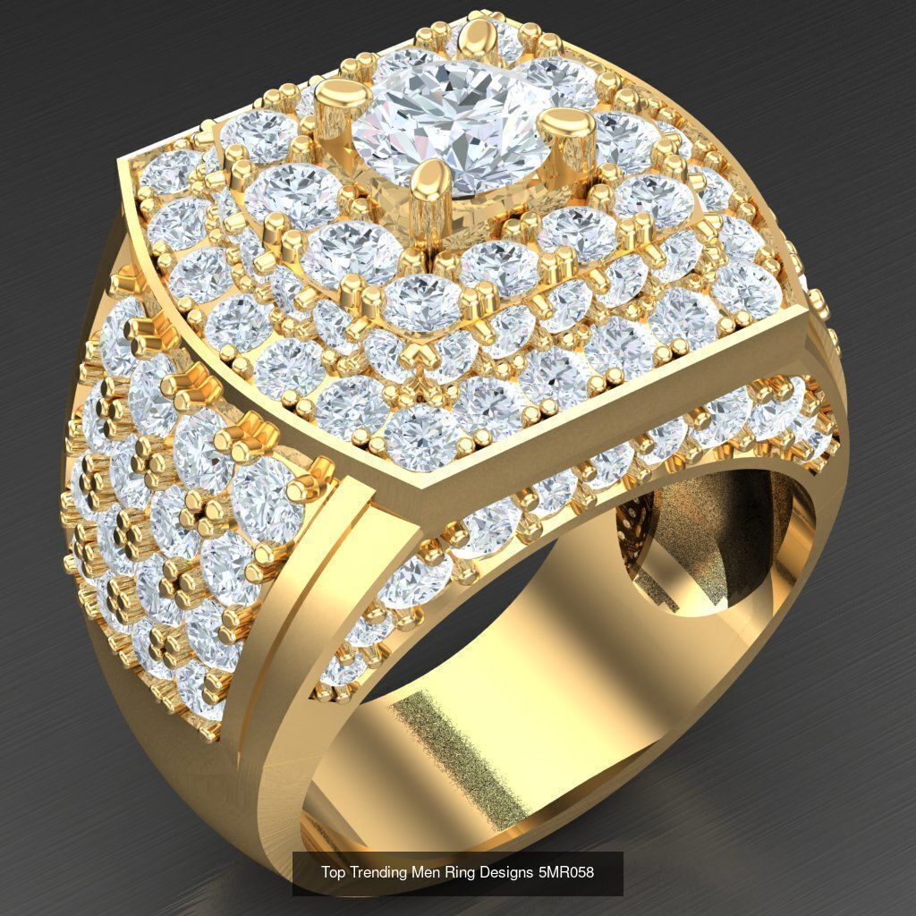 Bulk 50 Men Rings For Sale With Big Discount 5MRXXX 3D Model Collection_46