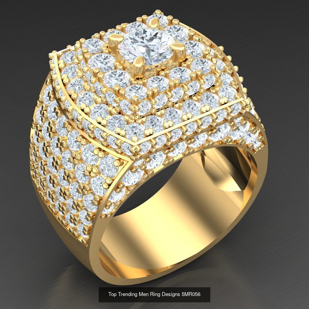 Bulk 50 Men Rings For Sale With Big Discount 5MRXXX 3D Model Collection_48