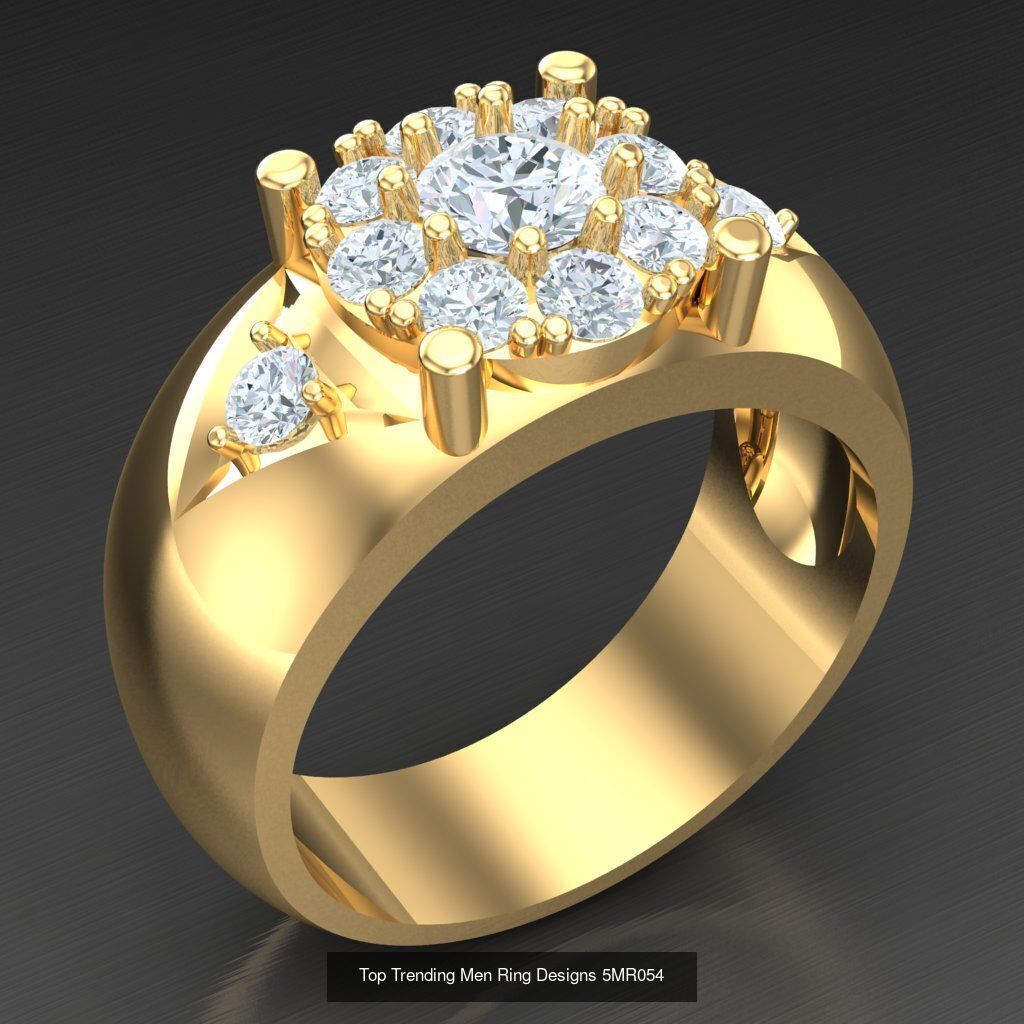Bulk 50 Men Rings For Sale With Big Discount 5MRXXX 3D Model Collection_50