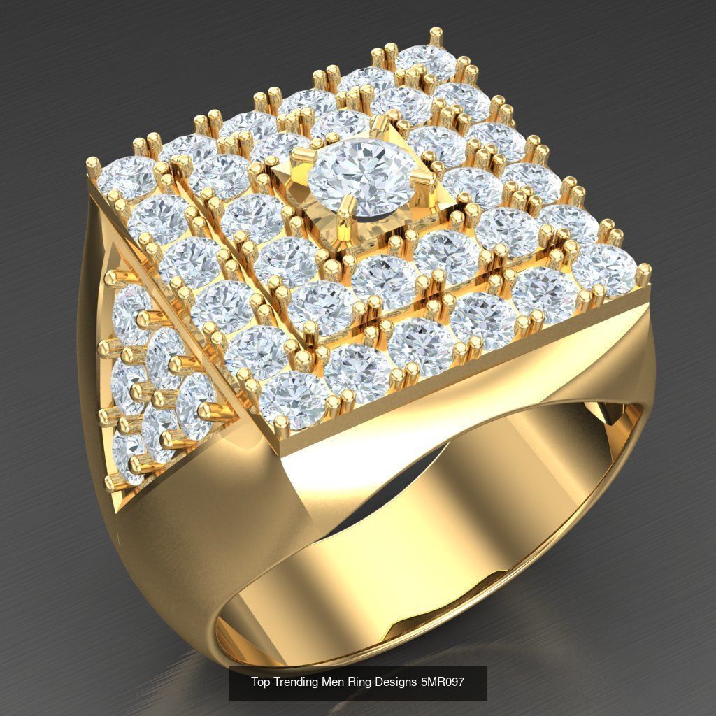 Bulk 50 Men Rings For Sale With Big Discount 5MRXXX 3D Model Collection_7
