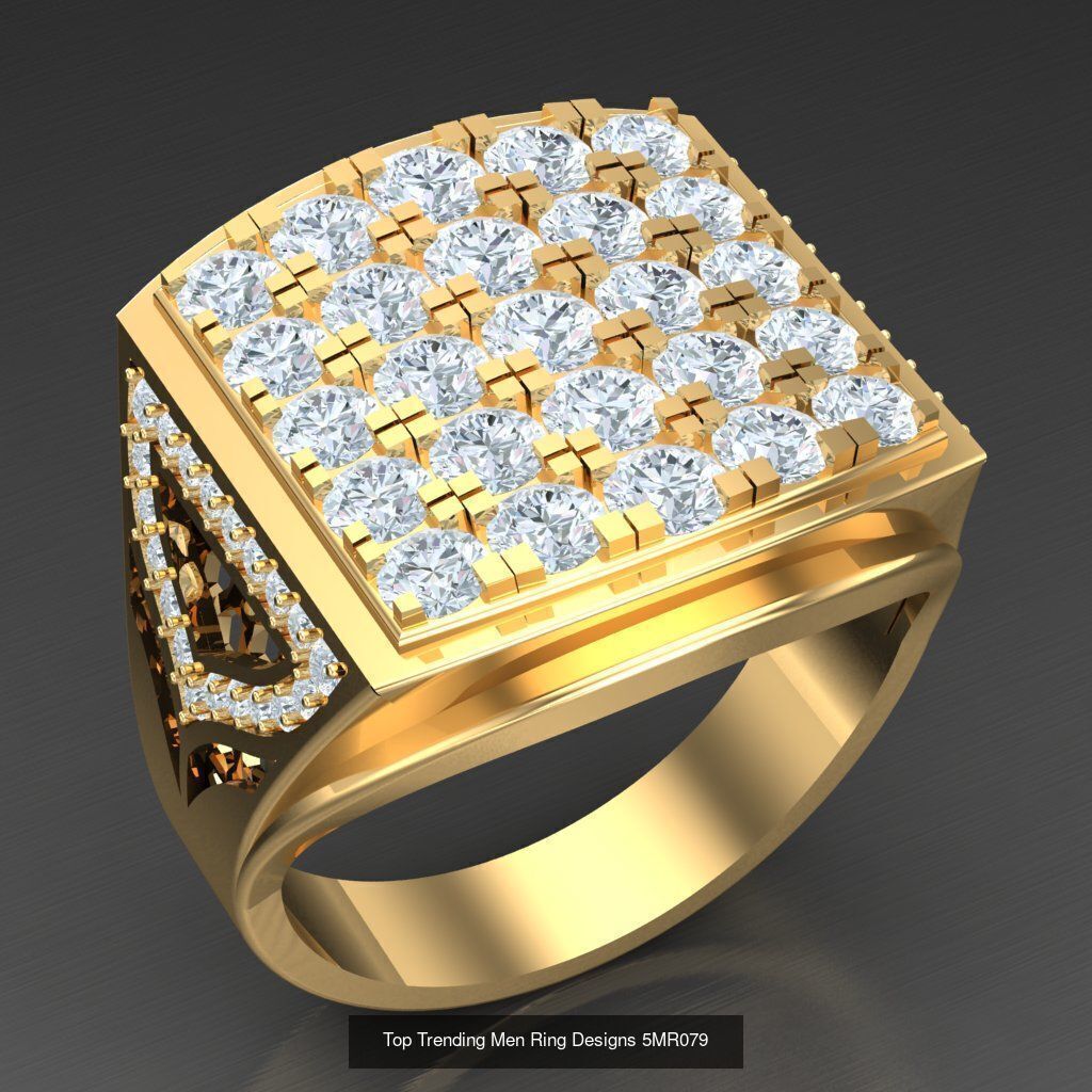 Bulk 50 Men Rings For Sale With Big Discount 5MRXXX 3D Model Collection_25