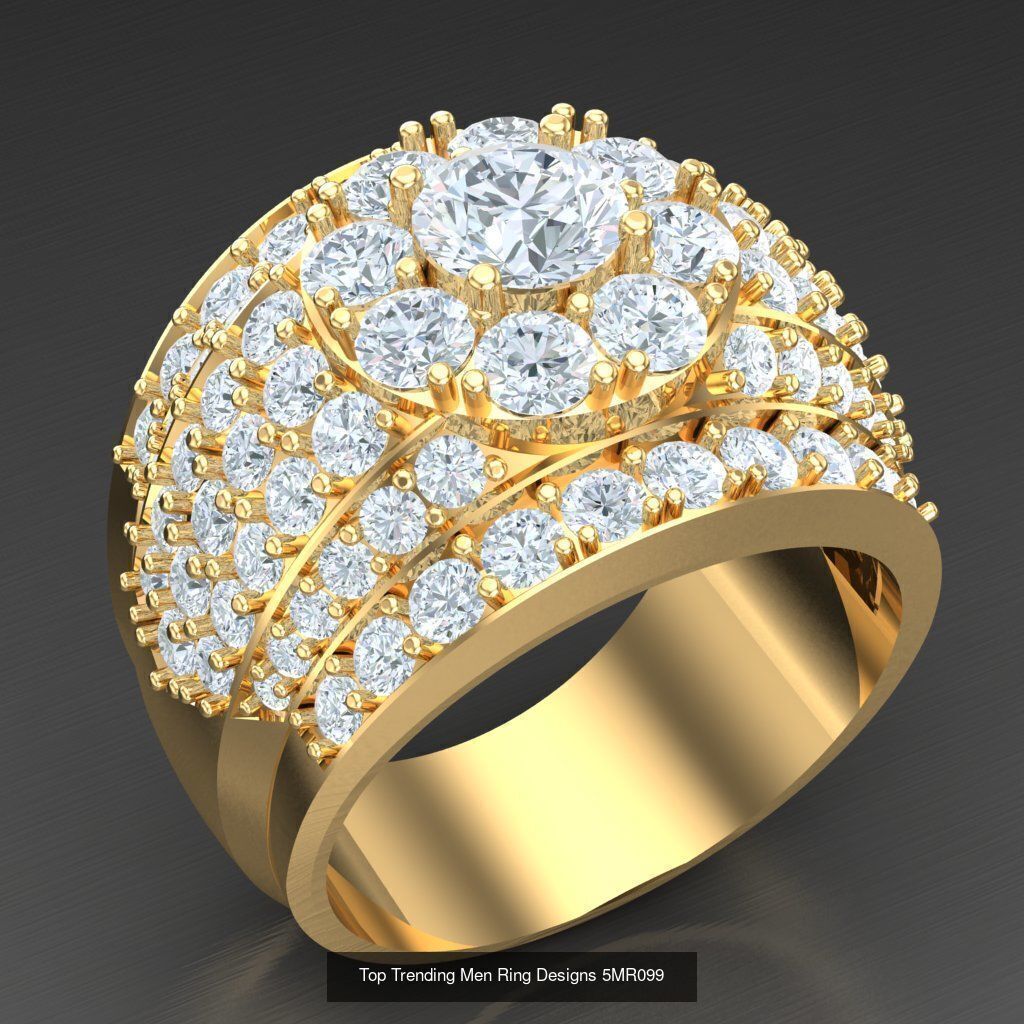 Bulk 50 Men Rings For Sale With Big Discount 5MRXXX 3D Model Collection_5