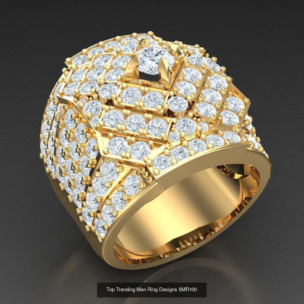 Bulk 50 Men Rings For Sale With Big Discount 5MRXXX 3D Model Collection_4