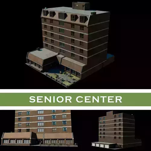 Senior Center - Highly Detailed 3D model Senior Center - Highly Detailed 3D model