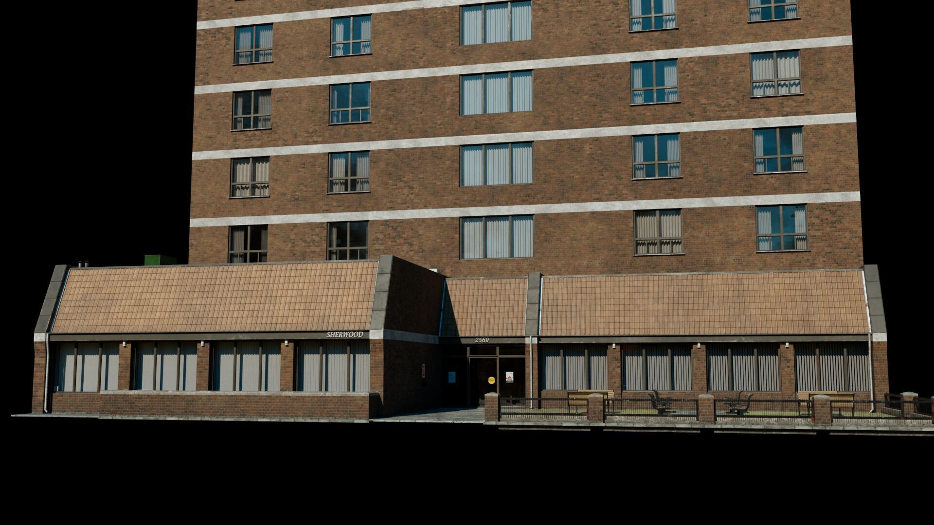 Senior Center - Highly Detailed 3D model_5