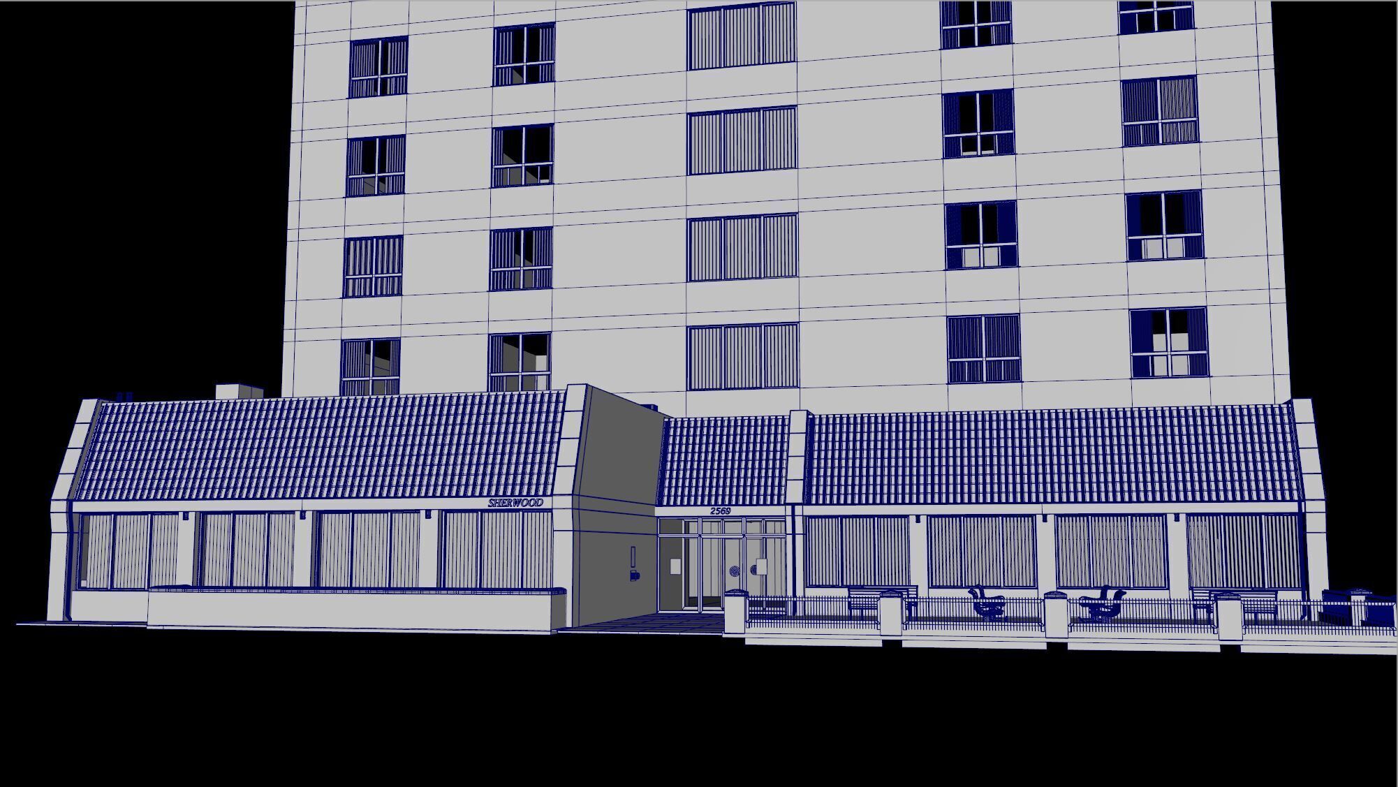 Senior Center - Highly Detailed 3D model_6
